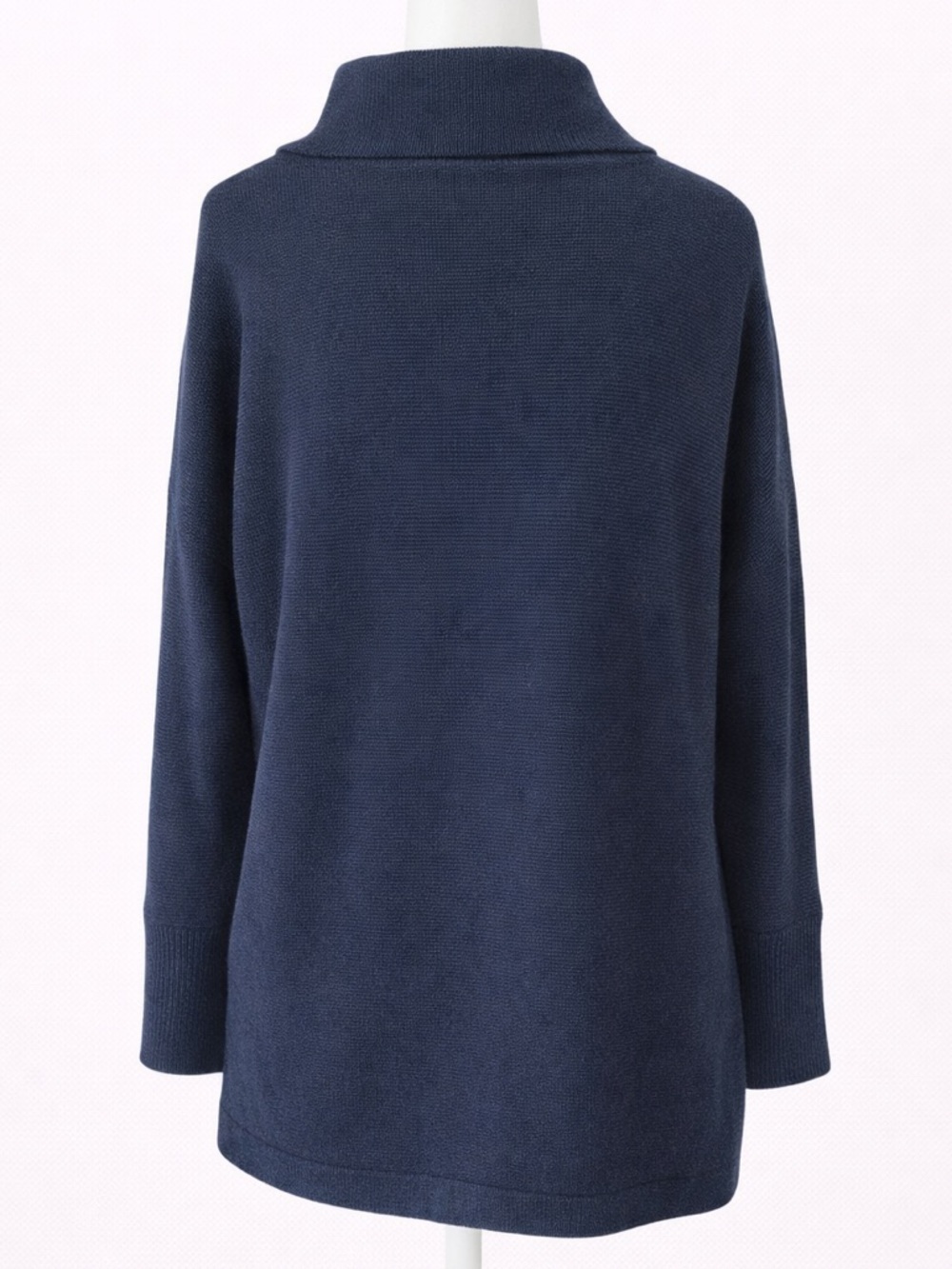 Navy Mock Neck Sweater size small